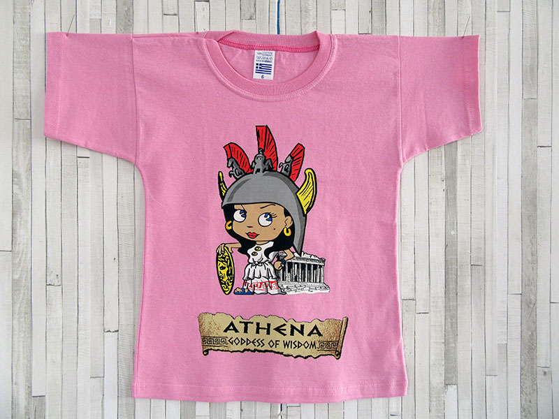 Παιδικό μπλουζάκι - Αθηνά η θεά της Σοφίας