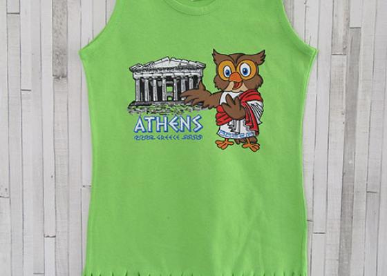 παιδικό φορεματάκι με κρόσια